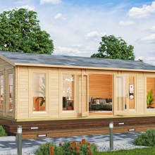 Großes Gartenhaus “Hansa D” 8x5m Großes Gartenhaus “Hansa D” 8x5m