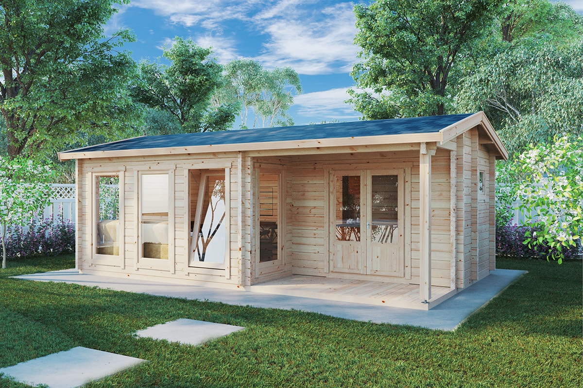 Gartenhaus „Malaga 1” 7x4m Gartenhaus „Malaga 1” 7x4m
