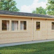 Blockhaus mit Schlafzimmer “Hansa Holiday H” Blockhaus mit Schlafzimmer “Hansa Holiday H”