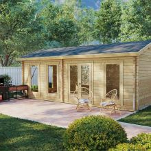 Großes Gartenhaus „Typ F” 7x4m Großes Gartenhaus „Typ F” 7x4m