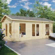 Gartenhaus mit Toilette “Schweden A” 6x4m Gartenhaus mit Toilette “Schweden A” 6x4m