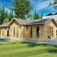 Großes Gartenbüro “Hansa 2” 10x4m Großes Gartenbüro “Hansa 2” 10x4m