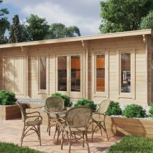 Gartenhaus mit Lagerraum “Barbados Plus” 8x4m Gartenhaus mit Lagerraum “Barbados Plus” 8x4m