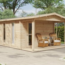 Gartenhaus mit Toilette “Martin 1” 4x7m Gartenhaus mit Toilette “Martin 1” 4x7m