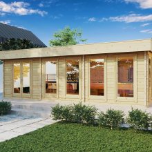 Großes Gartenhaus „Snooker XL 1“ 8x6m Großes Gartenhaus „Snooker XL 1“ 8x6m