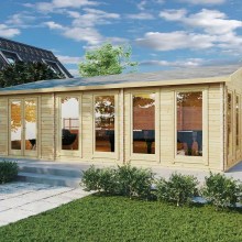 Großes Gartenzimmer „Snooker XL 2“ 8x6m Großes Gartenzimmer „Snooker XL 2“ 8x6m