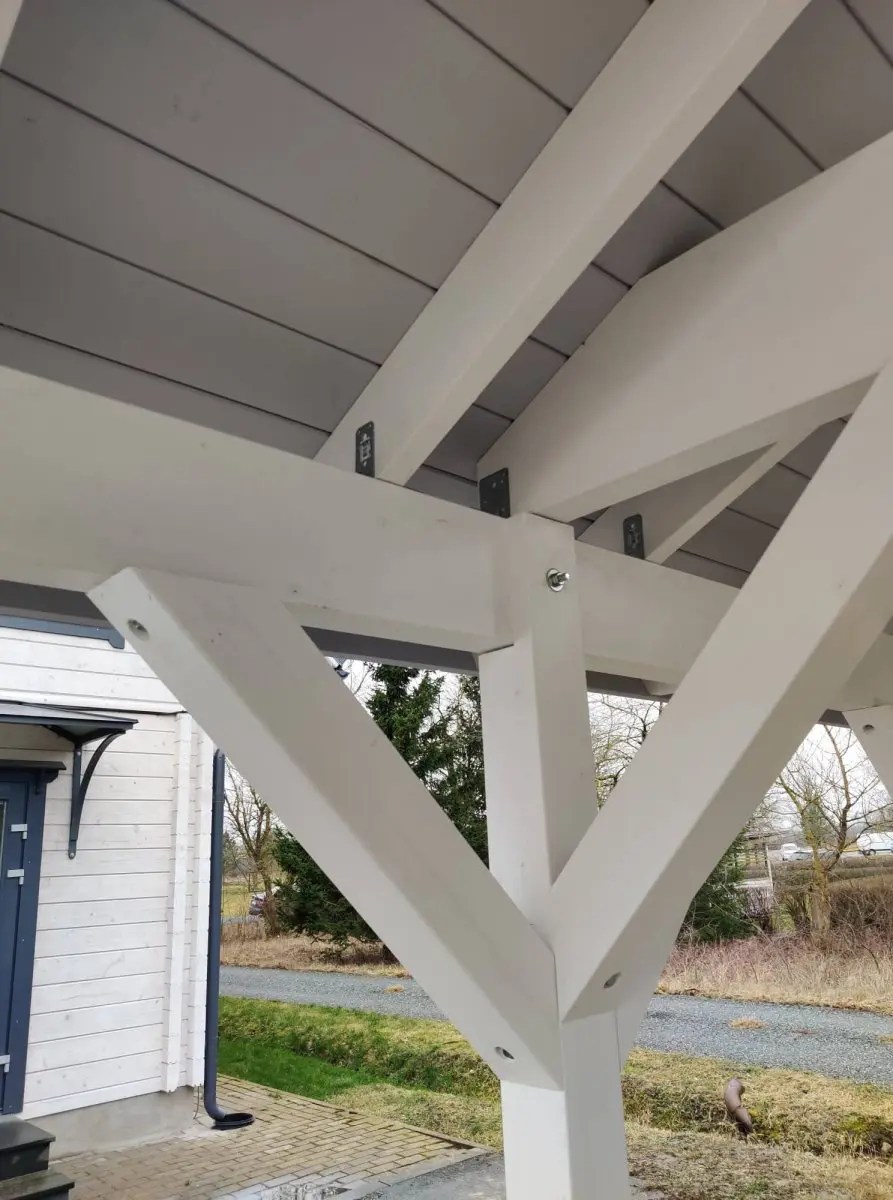 Großer Holz-Carport-Bausatz “Henley XL” 6x5m | Carport aus Holz | Carport-Bausatz selber aufbauen | Doppelcarport aus Holz – Bild 2