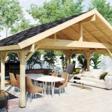 Großer Gartenpavillon “Henley XL” 6x5m Großer Gartenpavillon “Henley XL” 6x5m