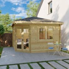 5-Eck-Gartenhaus “Fargo A” 4x4m 5-Eck-Gartenhaus “Fargo A” 4x4m