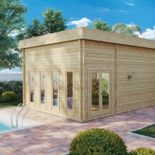 Gartenhaus “Golfsimulator 4” 6x5m Gartenhaus “Golfsimulator 4” 6x5m