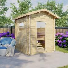 Kleine Außensauna “Finn 1” 2x2m Kleine Außensauna “Finn 1” 2x2m