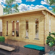 Pultdach-Gartenhaus “Barbados” 5x4m Pultdach-Gartenhaus “Barbados” 5x4m