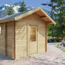 Kleine Außensauna “Kirkenes” 3x3m Kleine Außensauna “Kirkenes” 3x3m