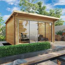 Modernes Gartenhaus “Trinity” 3x4m Modernes Gartenhaus “Trinity” 3x4m