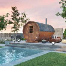 Große Fasssauna 4x2m Große Fasssauna 4x2m