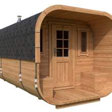 Großes Saunafass Deluxe 2x5m Großes Saunafass Deluxe 2x5m