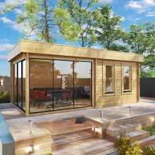 Modernes Gartenhaus “Aurora” 6x3m Modernes Gartenhaus “Aurora” 6x3m