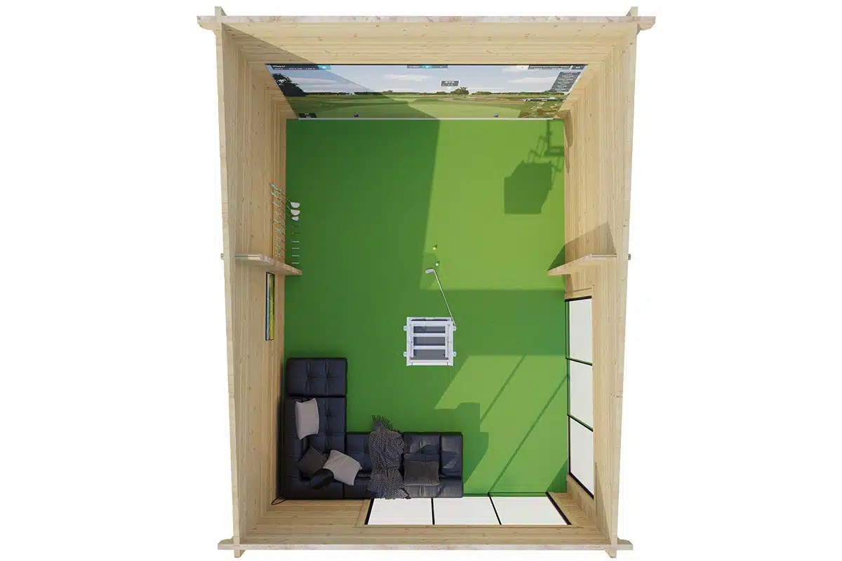 Gartenzimmer “Golfsimulator 5” 6x5m – Bild 2