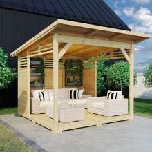 Gartenlaube “A Plus” 3x3m Gartenlaube “A Plus” 3x3m