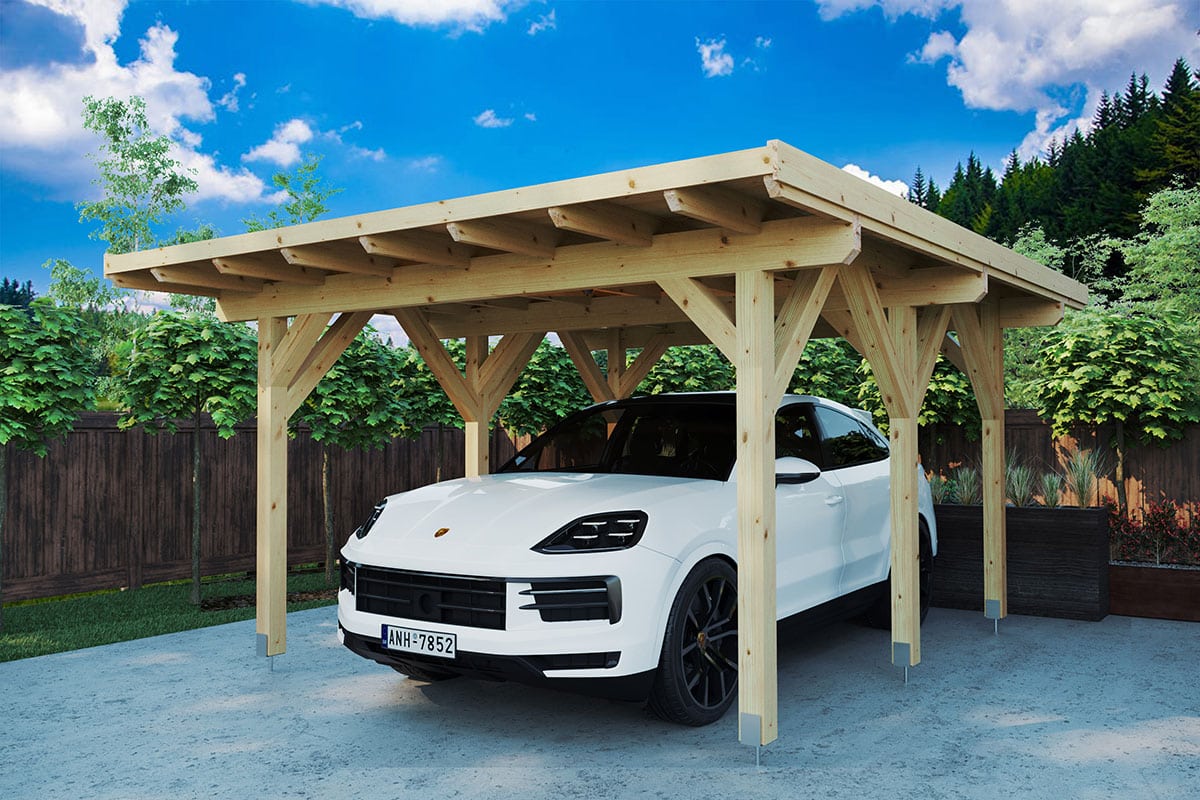 Holz-Carport “Dora” 4x5m Holz-Carport “Dora” 4x5m