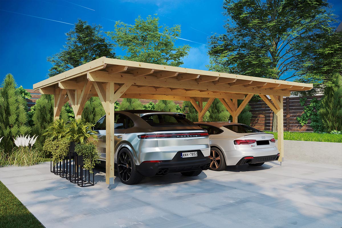 Doppelcarport “Dora XL” 6x5m – Bild 2