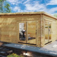 Gartenhaus-Fitnessraum “Roland 2” 5x4m Gartenhaus-Fitnessraum “Roland 2” 5x4m