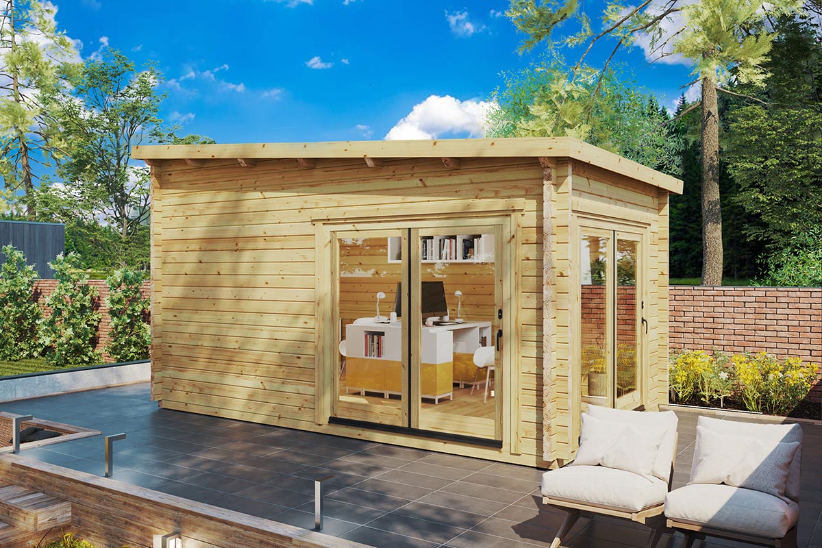 Gartenhaus-Gartenbüro “Roland 1” 5x3m Gartenhaus-Gartenbüro “Roland 1” 5x3m