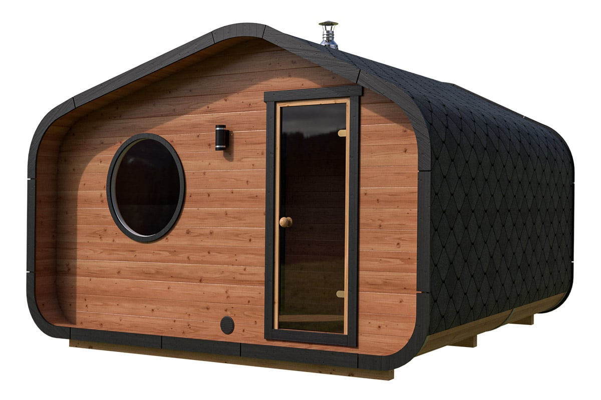 Outdoor Sauna “Mont Blanc” 4x4m – Bild 2