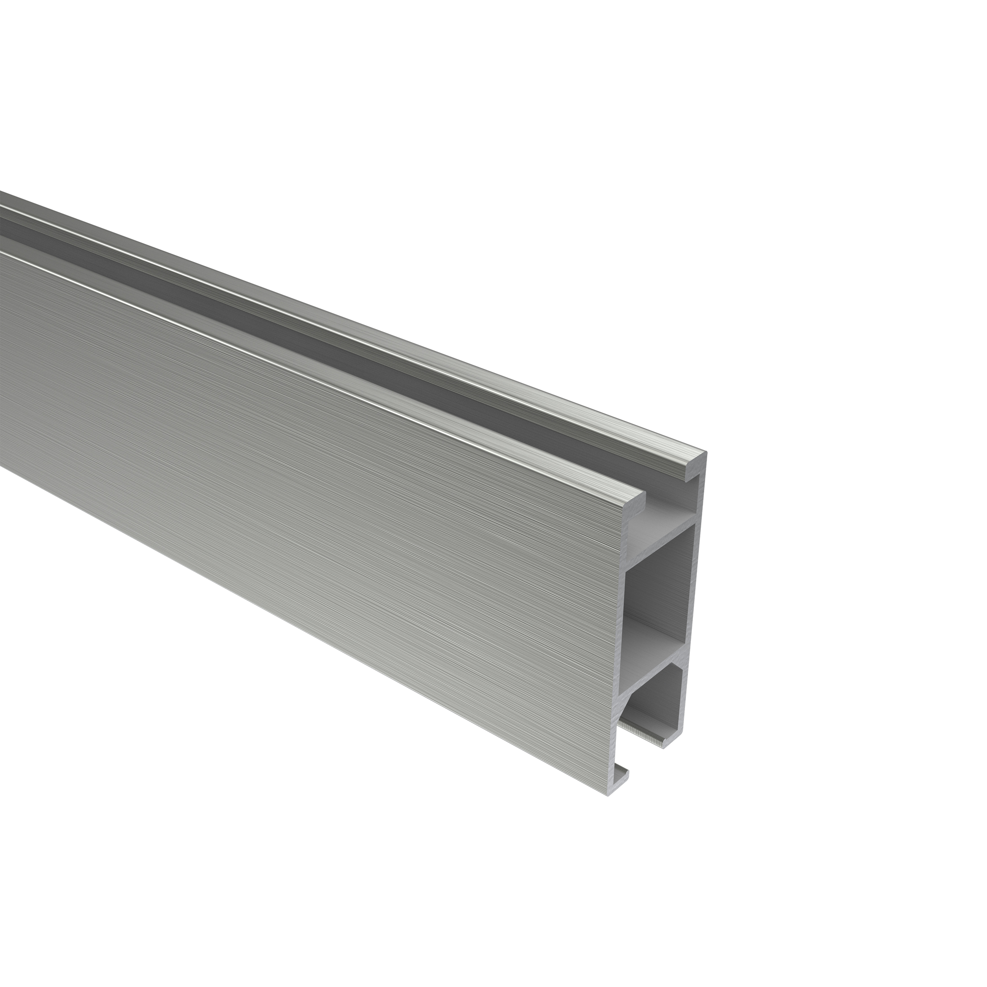 Innenlauf-Gardinenstangen Eckdesign Edelstahl-Optik Smartline Lox – Bild 4