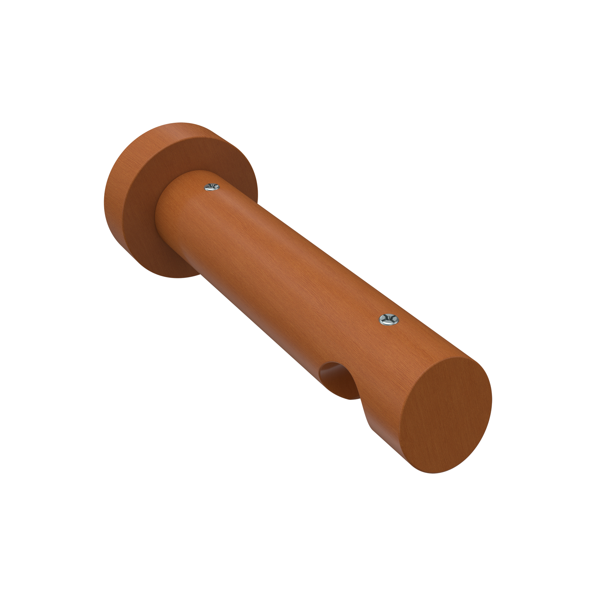 Innenlauf-Vorhangstange Chrom / Kirschbaum 20 mm Ø Talent Luina Aluminium / Holz – Bild 5