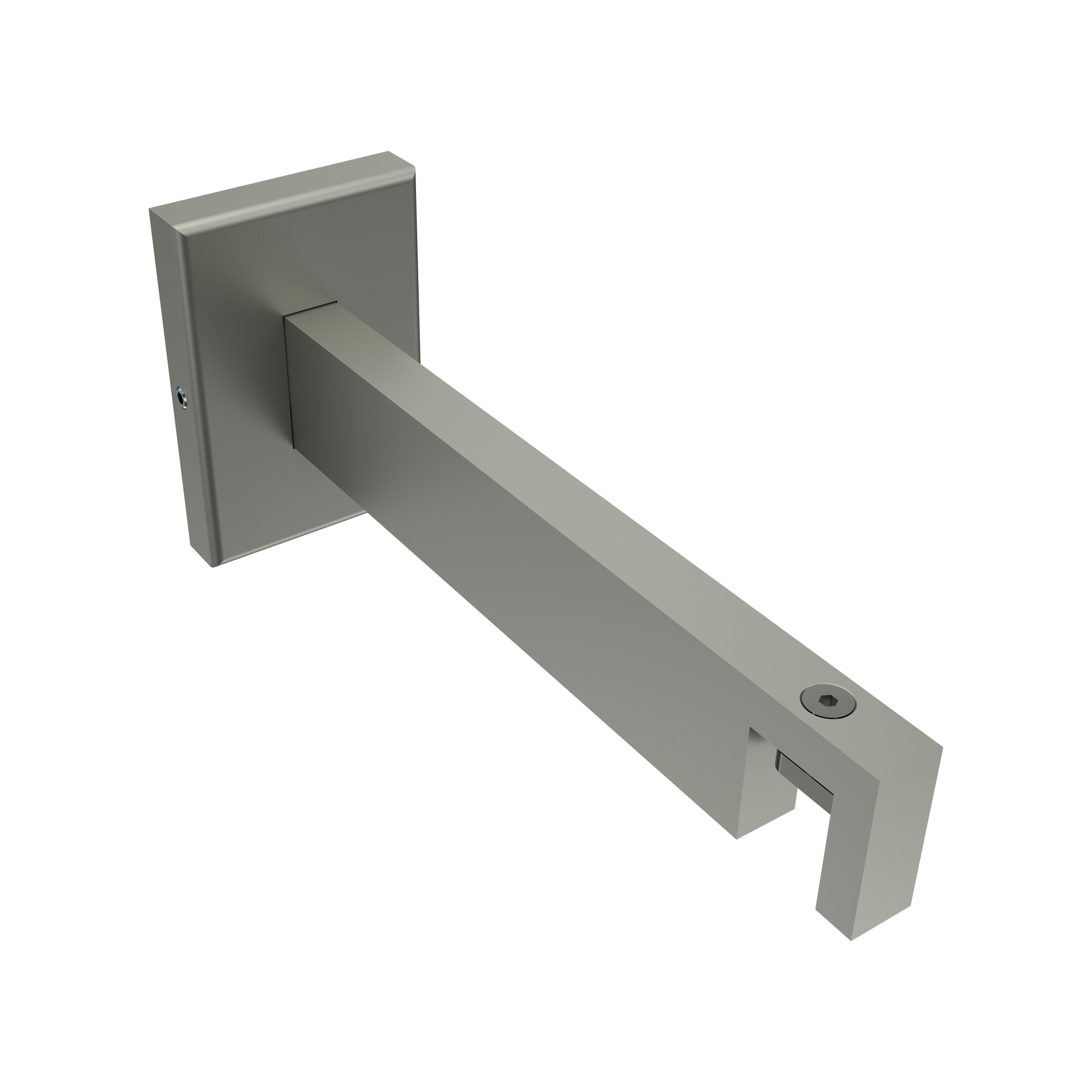 Innenlauf-Gardinenstangen Eckdesign Edelstahl-Optik Smartline Lox – Bild 5