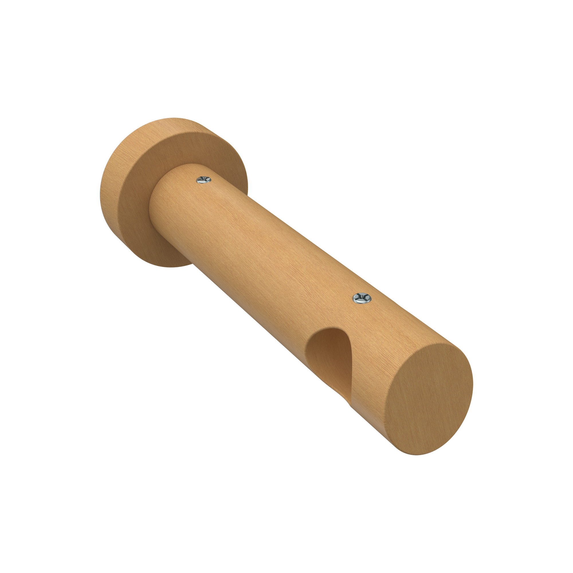 Vorhangstangen Chrom / Buche 20 mm Ø Talena Bero Metall / Holz – Bild 5