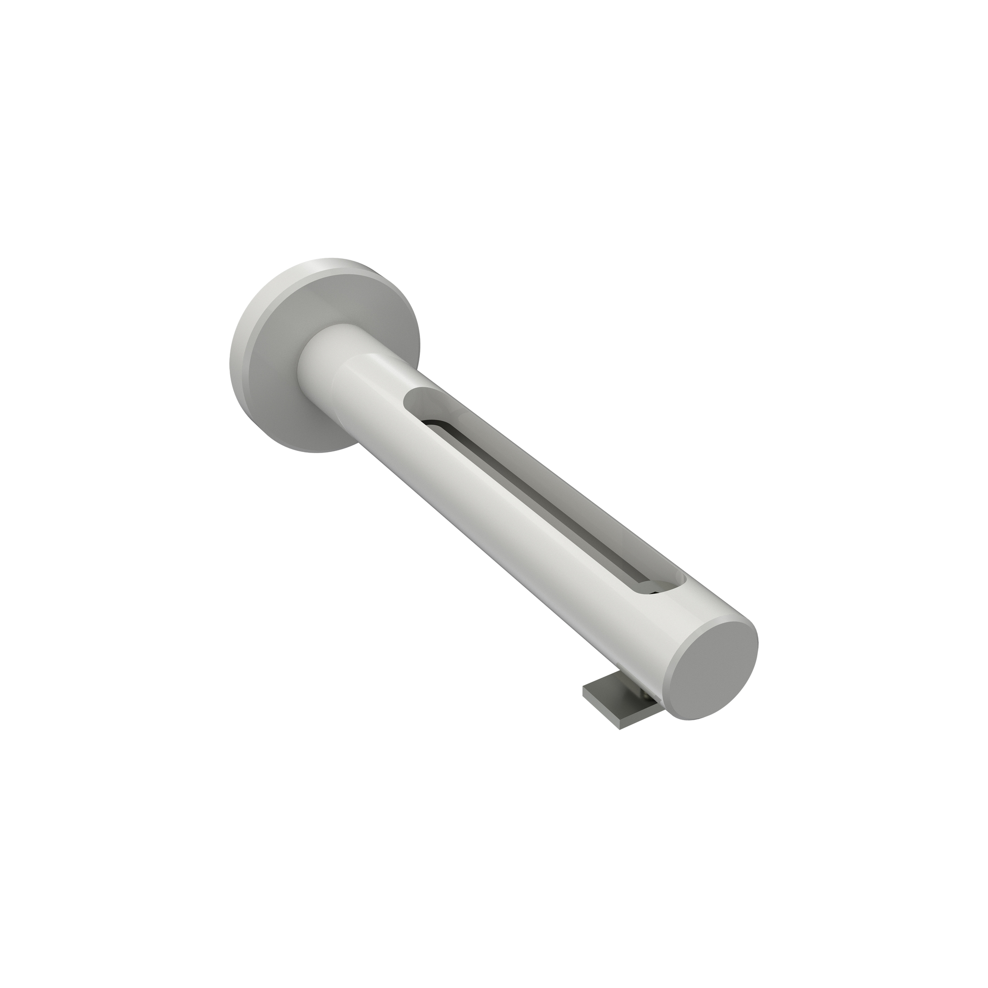 Innenlauf-Vorhangstange Edelstahl-Optik / Weiß, Aluminium / Metall 20 mm Ø Siteno Luino – Bild 5