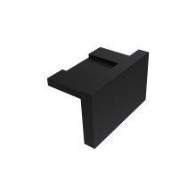 Endkappen für Gardinenschienen / Objektschienen Primax 1-läufig Schwarz Endkappen für Gardinenschienen / Objektschienen Primax 1-läufig Schwarz