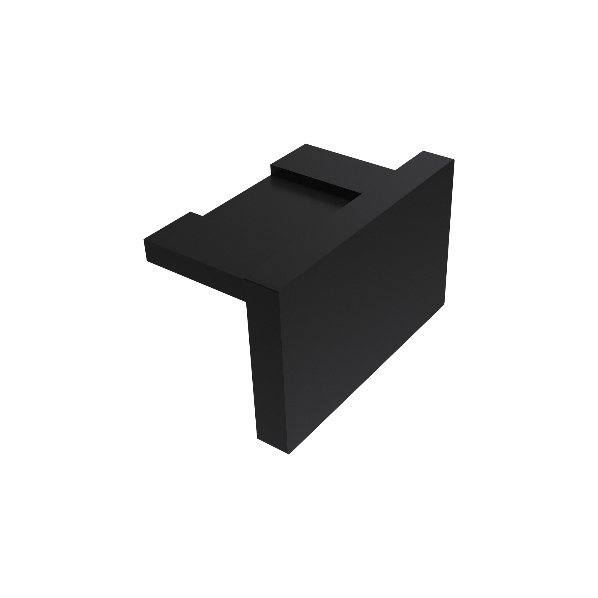 Endkappen für Gardinenschienen / Objektschienen Primax 1-läufig Schwarz Endkappen für Gardinenschienen / Objektschienen Primax 1-läufig Schwarz