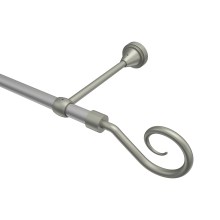 Gardinenstange Silbergrau / Chrom matt, Metall 16 mm Ø Primus Allegra Gardinenstange Silbergrau / Chrom matt, Metall 16 mm Ø Primus Allegra