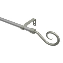 Gardinenstange Silbergrau / Chrom matt, Metall 16 mm Ø Olymp Allegra Gardinenstange Silbergrau / Chrom matt, Metall 16 mm Ø Olymp Allegra