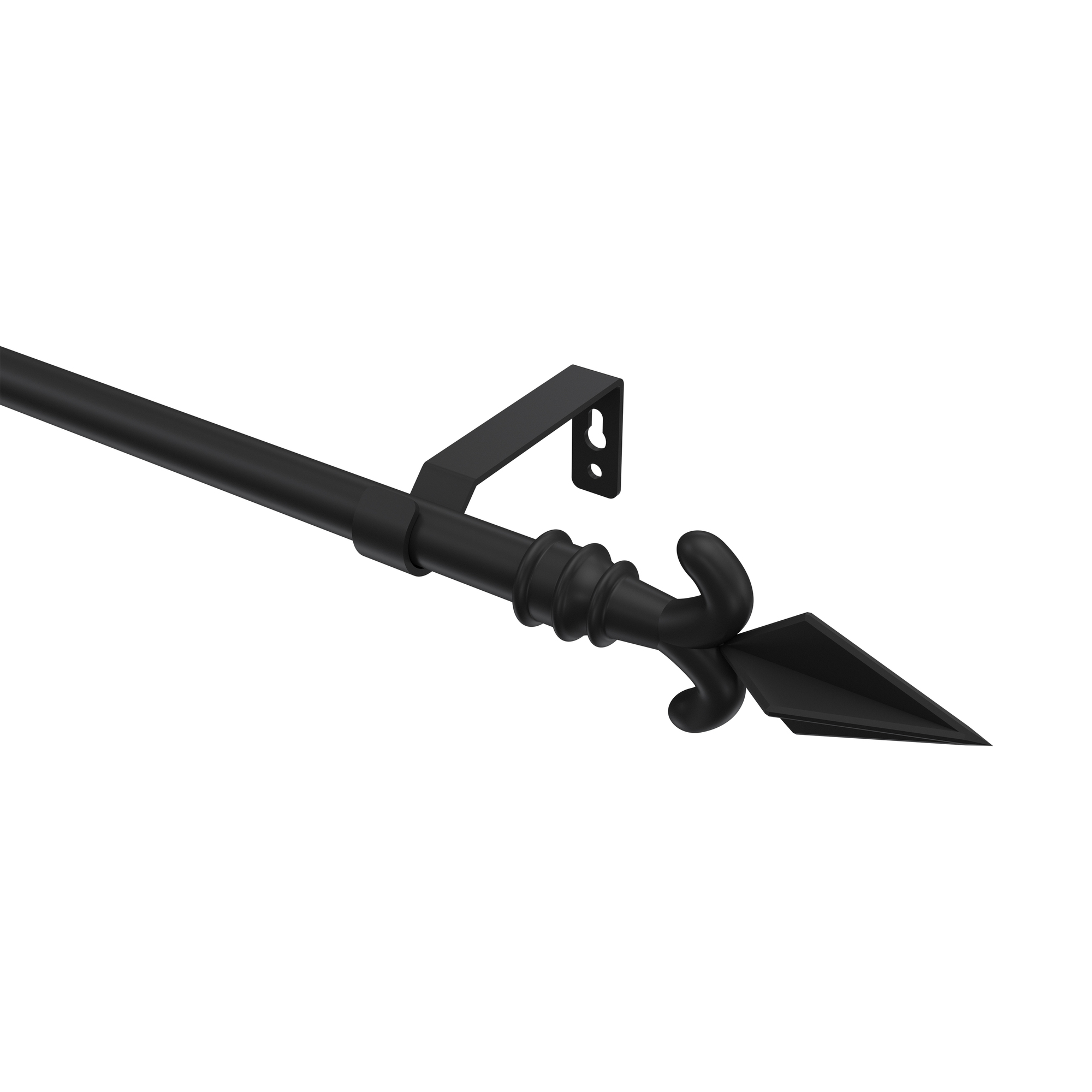 Gardinenstange Schwarz, Metall 16 mm Ø Olymp Matteo Gardinenstange Schwarz, Metall 16 mm Ø Olymp Matteo