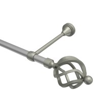 Gardinenstange Silbergrau / Chrom matt, Metall 16 mm Ø Primus Paolo Gardinenstange Silbergrau / Chrom matt, Metall 16 mm Ø Primus Paolo