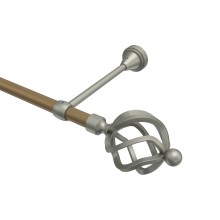 Vorhangstange Gold matt / Chrom matt, Metall 16 mm Ø Primus Paolo Vorhangstange Gold matt / Chrom matt, Metall 16 mm Ø Primus Paolo