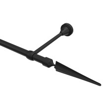 Gardinenstange Schwarz, Metall 16 mm Ø Primus Lorenzo Gardinenstange Schwarz, Metall 16 mm Ø Primus Lorenzo