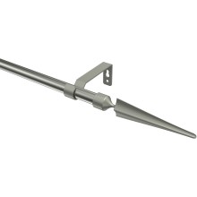 Gardinenstange Edelstahl-Optik / Chrom matt, Metall 16 mm Ø Olymp Lorenzo Gardinenstange Edelstahl-Optik / Chrom matt, Metall 16 mm Ø Olymp Lorenzo