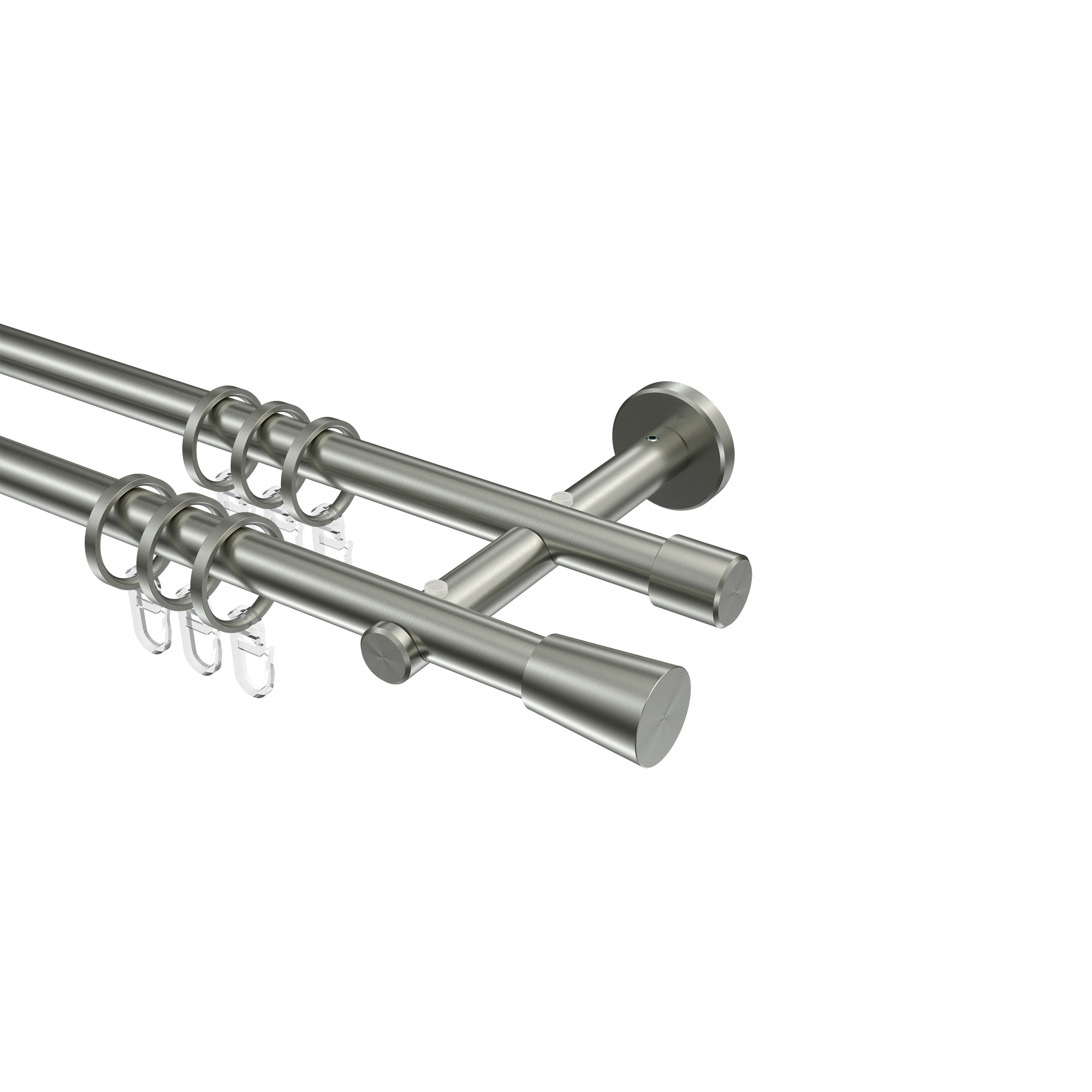 Stilgarnituren Edelstahl Optik 16 mm Ø Medium Carelli, zweiläufig Stilgarnituren Edelstahl Optik 16 mm Ø Medium Carelli, zweiläufig