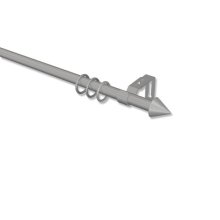 Vorhangstangen Metall / Kunststoff 16 mm Ø Silber-Grau Simpa Cone (Kegel) Vorhangstangen Metall / Kunststoff 16 mm Ø Silber-Grau Simpa Cone (Kegel)