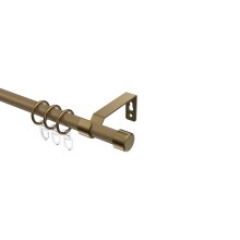 Vorhangstange Gold matt / Messing Antik, Metall 16 mm Ø Olymp Lucan Vorhangstange Gold matt / Messing Antik, Metall 16 mm Ø Olymp Lucan