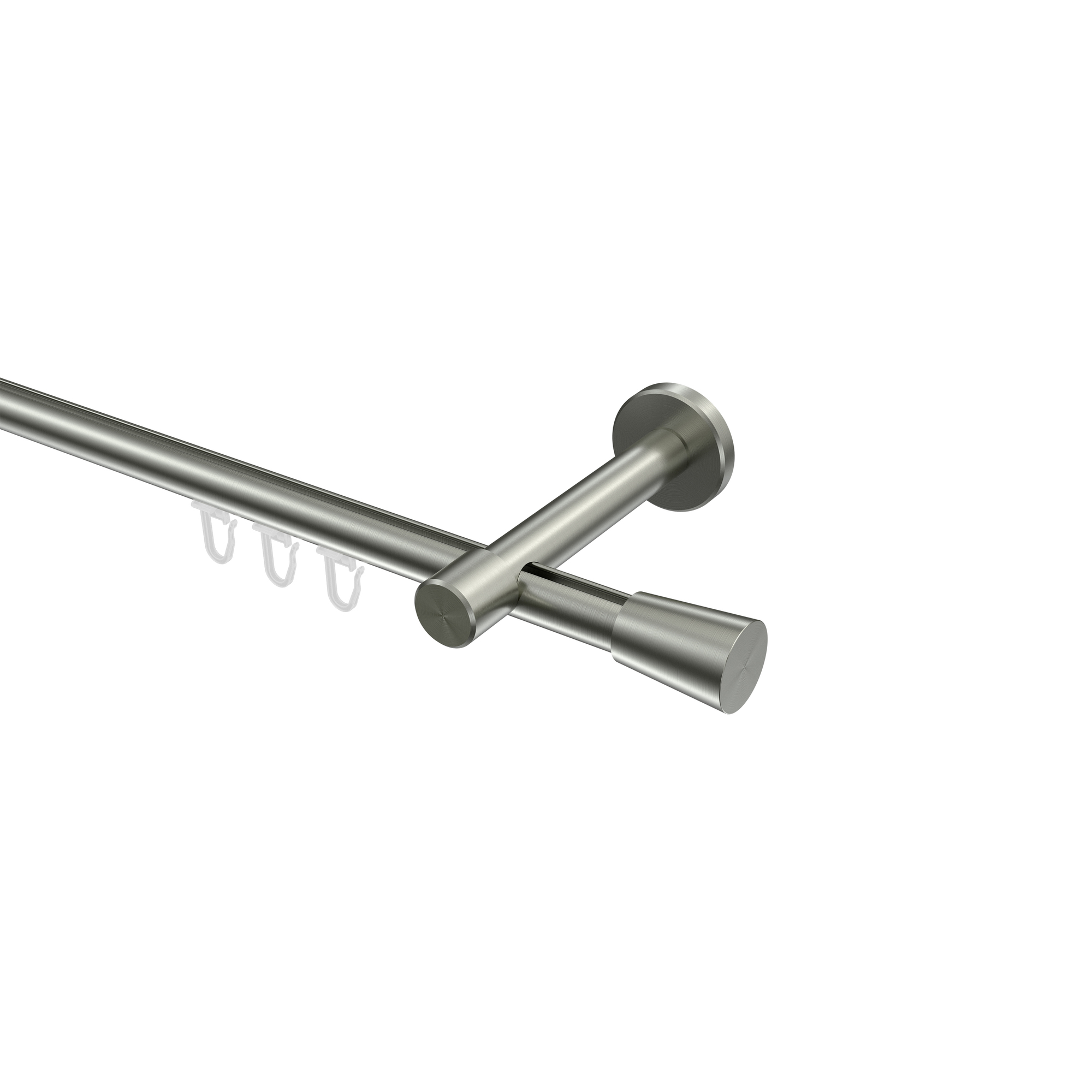 Innenlauf-Gardinenstangen Edelstahl Optik 16 mm Ø Sinux Carelli (Konus) Innenlauf-Gardinenstangen Edelstahl Optik 16 mm Ø Sinux Carelli (Konus)