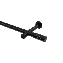 Vorhangstangen Schwarz, Metall 20 mm Ø Prestige Zoena Vorhangstangen Schwarz, Metall 20 mm Ø Prestige Zoena