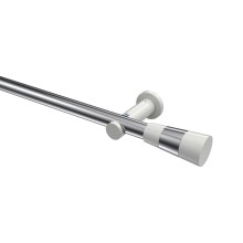 Stilgarnitur Chrom / Weiß, Metall 20 mm Ø Platon Tanara Stilgarnitur Chrom / Weiß, Metall 20 mm Ø Platon Tanara