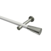Vorhangstangen Weiß / Edelstahl-Optik, Metall 20 mm Ø Prestige Tanara Vorhangstangen Weiß / Edelstahl-Optik, Metall 20 mm Ø Prestige Tanara