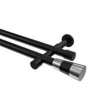 Stilgarnituren Schwarz, Metall 20 mm Ø Prestige Tanara, zweiläufig Stilgarnituren Schwarz, Metall 20 mm Ø Prestige Tanara, zweiläufig